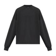 Sweatshirt met logo 44 Label Group , Gray , Heren