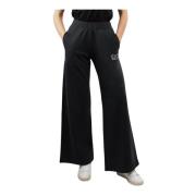 Zwarte Katoenen Joggers Dames Casual Stijl Emporio Armani EA7 , Black ...