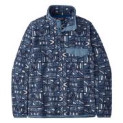 Lw Synch Snap-T P/O Hoodie Patagonia , Blue , Heren