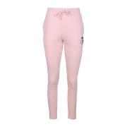 Dames Sweatpants Roze Katoen Polyester Mix Diesel , Pink , Dames