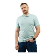 Turquoise Katoenen Polo Shirt Hugo Boss , Blue , Heren