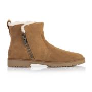 Suède Enkellaarzen Bruin Wolvoering UGG , Brown , Dames