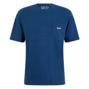 Daily Pocket Tee T-shirt Patagonia , Blue , Heren