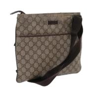 Pre-owned Leather gucci-bags Gucci Vintage , Beige , Dames