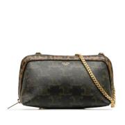 Pre-owned Leather celine-bags Celine Vintage , Black , Dames