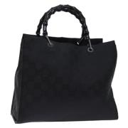 Pre-owned Nylon handbags Gucci Vintage , Black , Dames