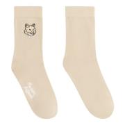 Socks Maison Kitsuné , Beige , Heren