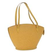 Pre-owned Leather shoulder-bags Louis Vuitton Vintage , Yellow , Dames