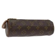 Pre-owned Canvas pouches Louis Vuitton Vintage , Brown , Dames