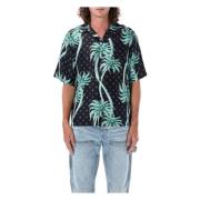 Zwarte Palm Bowling Shirt Amiri , Multicolor , Heren