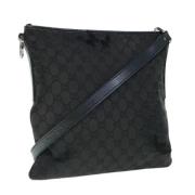 Pre-owned Canvas gucci-bags Gucci Vintage , Black , Dames