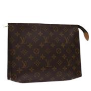 Pre-owned Canvas pouches Louis Vuitton Vintage , Brown , Dames