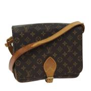 Pre-owned Canvas shoulder-bags Louis Vuitton Vintage , Brown , Dames