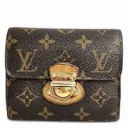 Pre-owned Canvas wallets Louis Vuitton Vintage , Brown , Dames