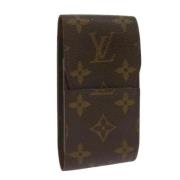 Pre-owned Canvas pouches Louis Vuitton Vintage , Brown , Dames