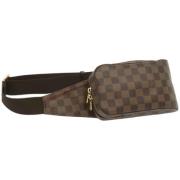 Pre-owned Canvas shoulder-bags Louis Vuitton Vintage , Brown , Dames