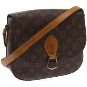 Pre-owned Canvas shoulder-bags Louis Vuitton Vintage , Brown , Dames