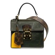 Pre-owned Leather louis-vuitton-bags Louis Vuitton Vintage , Gray , Da...