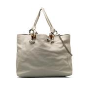 Pre-owned Leather gucci-bags Gucci Vintage , White , Dames