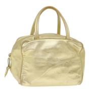 Pre-owned Leather handbags Loewe Pre-owned , Yellow , Dames