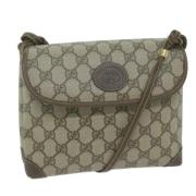 Pre-owned Leather gucci-bags Gucci Vintage , Beige , Dames