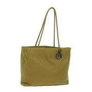 Pre-owned Nylon totes Dior Vintage , Yellow , Dames