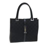 Pre-owned Canvas handbags Gucci Vintage , Black , Dames