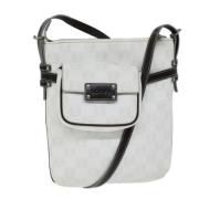 Pre-owned Leather shoulder-bags Loewe Pre-owned , White , Dames