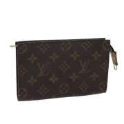 Pre-owned Canvas pouches Louis Vuitton Vintage , Brown , Dames