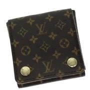 Pre-owned Canvas pouches Louis Vuitton Vintage , Brown , Dames