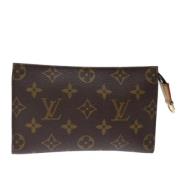 Pre-owned Canvas pouches Louis Vuitton Vintage , Brown , Dames