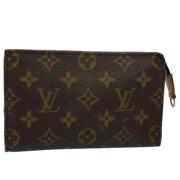 Pre-owned Canvas pouches Louis Vuitton Vintage , Brown , Dames