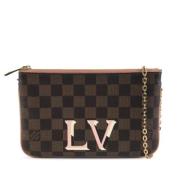 Pre-owned Canvas louis-vuitton-bags Louis Vuitton Vintage , Brown , Da...