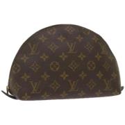 Pre-owned Canvas pouches Louis Vuitton Vintage , Brown , Dames