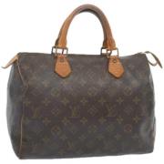 Pre-owned Canvas handbags Louis Vuitton Vintage , Brown , Dames