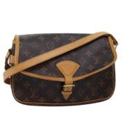 Pre-owned Canvas shoulder-bags Louis Vuitton Vintage , Brown , Dames