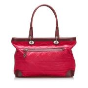 Pre-owned Leather dior-bags Dior Vintage , Red , Dames