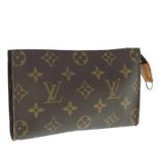 Pre-owned Canvas pouches Louis Vuitton Vintage , Brown , Dames