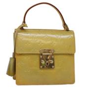 Pre-owned Leather handbags Louis Vuitton Vintage , Beige , Dames