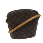 Pre-owned Canvas shoulder-bags Louis Vuitton Vintage , Brown , Dames