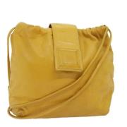 Pre-owned Leather shoulder-bags Loewe Pre-owned , Yellow , Dames