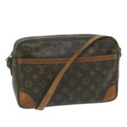 Pre-owned Canvas shoulder-bags Louis Vuitton Vintage , Brown , Dames