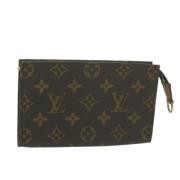 Pre-owned Canvas pouches Louis Vuitton Vintage , Brown , Dames