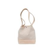 Pre-owned Leather shoulder-bags Hermès Vintage , Beige , Dames