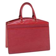 Pre-owned Leather handbags Louis Vuitton Vintage , Red , Dames