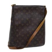 Pre-owned Canvas shoulder-bags Louis Vuitton Vintage , Brown , Dames