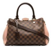 Pre-owned Leather handbags Louis Vuitton Vintage , Brown , Dames