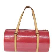 Pre-owned Leather handbags Louis Vuitton Vintage , Red , Dames