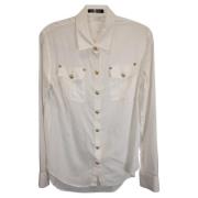 Pre-owned Cotton tops Balmain Pre-owned , Beige , Dames