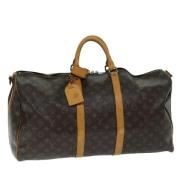 Pre-owned Canvas travel-bags Louis Vuitton Vintage , Brown , Dames